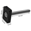 Adapter til T-not 20x24 til G3 tagbokse