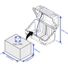 Bagageboks TowBox V1 sort