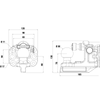 Universal-kuglehoved 2-hul / 4-hul