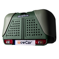 Transportboks for anhængertræk TowBox V2 Dog grøn