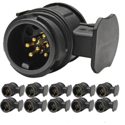 10 Kort miniadapter 13- til 7-polet