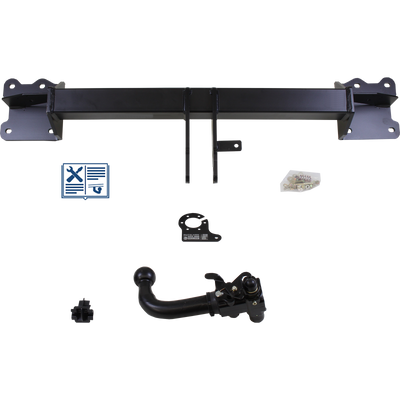 AUTO-HAK anhængertræk aftageligt inkl. TowTec elsæt 13polet specifik