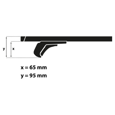 Tagbærer Menabo Tiger 120 cm