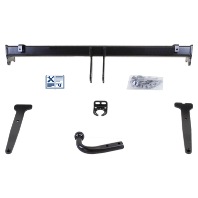 Brink Anhængertræk fast med påskruet kuglehoved