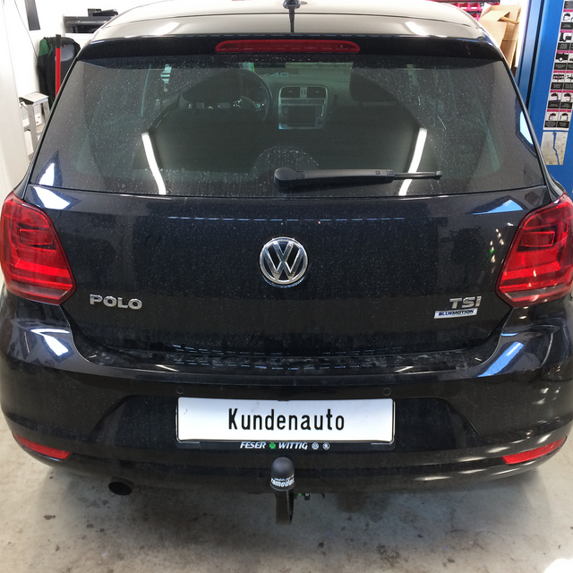 stivhed Incubus plasticitet VW POLO V Westfalia anhængertræk aftageligt inkl. 13-polet elsæt -  fremstillingsår 04.14- | Rameder anhængertræk